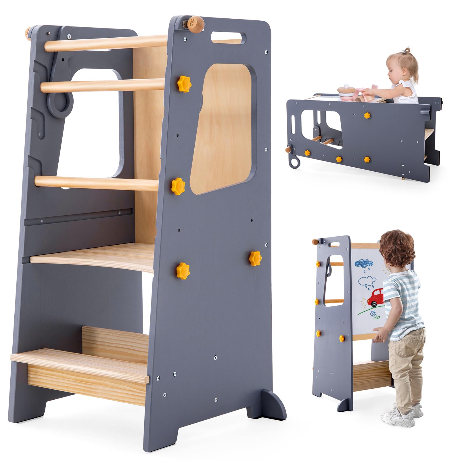 4 in 1 Toddler Kitchen Tower M – Toddler Learning Tower recenzja i cena