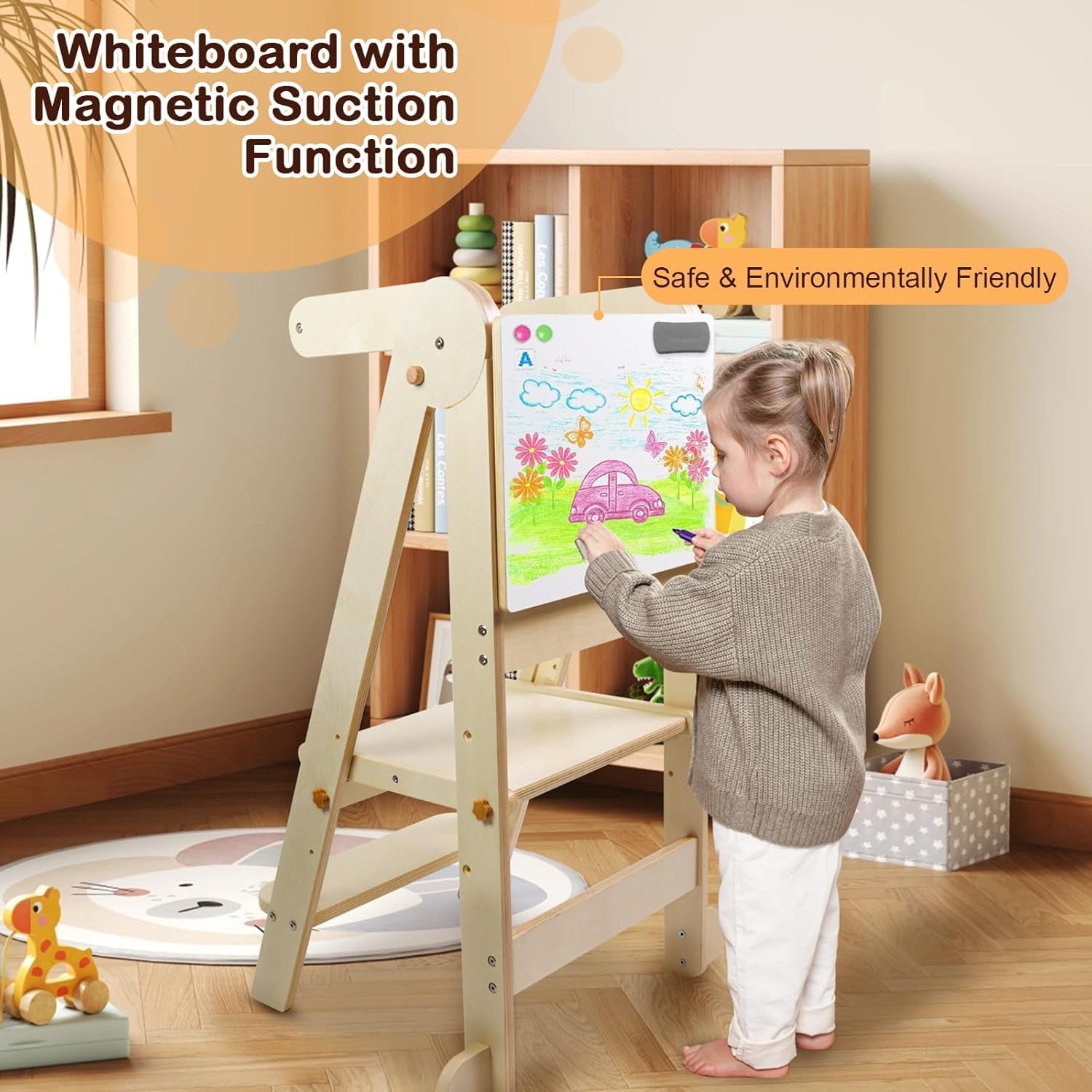 Foldable Toddler Kitchen Tower – Toddler Learning Tower recenzja i cena