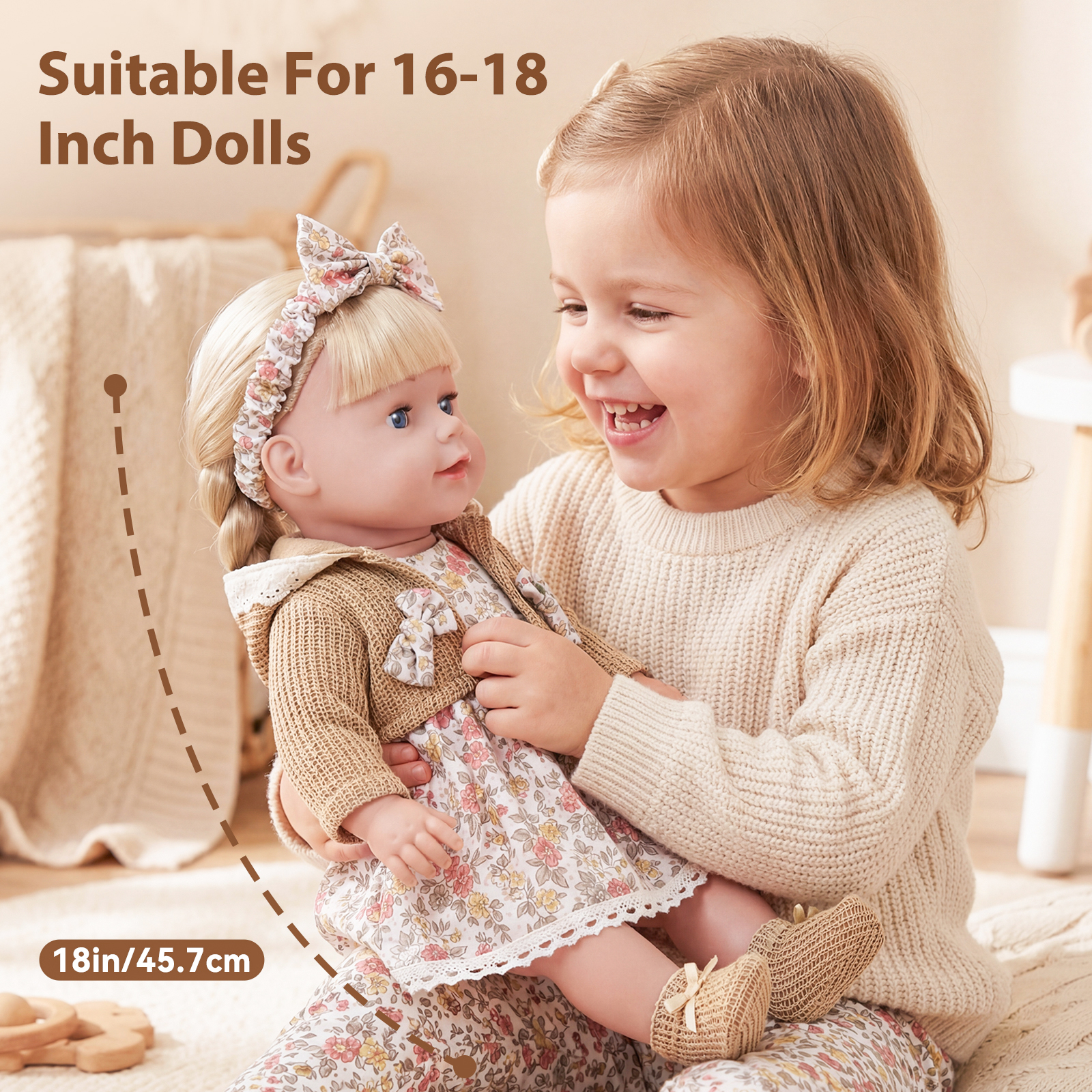 Cute Doll Clothes for 16-18 In – Baby Products Set recenzja i cena