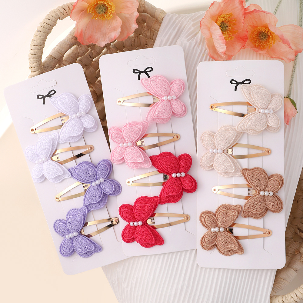4Pcs/set Butterfly Hair Clip S – Baby Products Set recenzja i cena