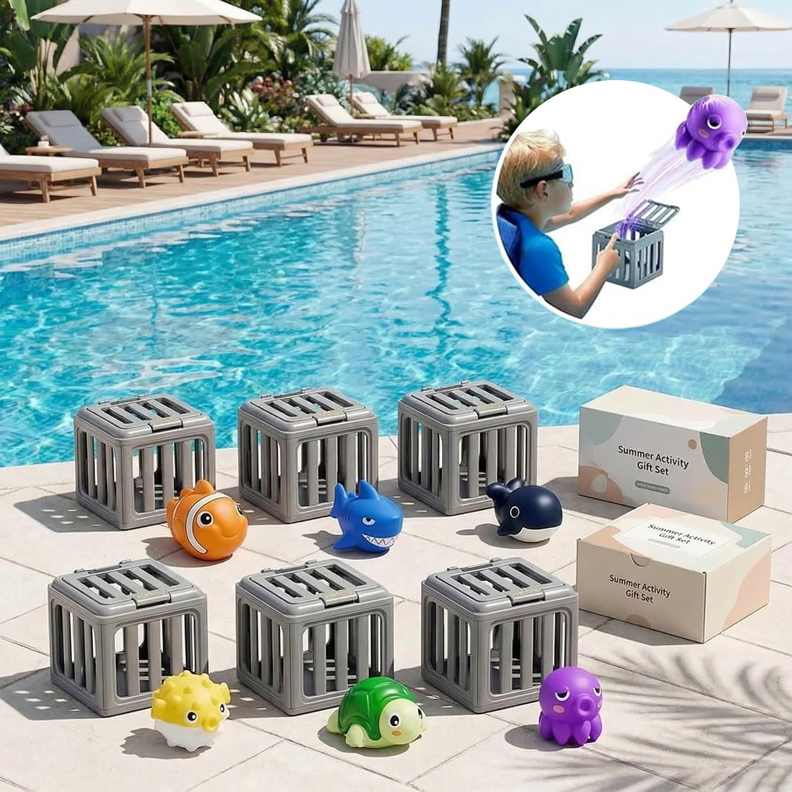 Kids Pool Diving Toys with Fis – Baby Products Gift recenzja i cena