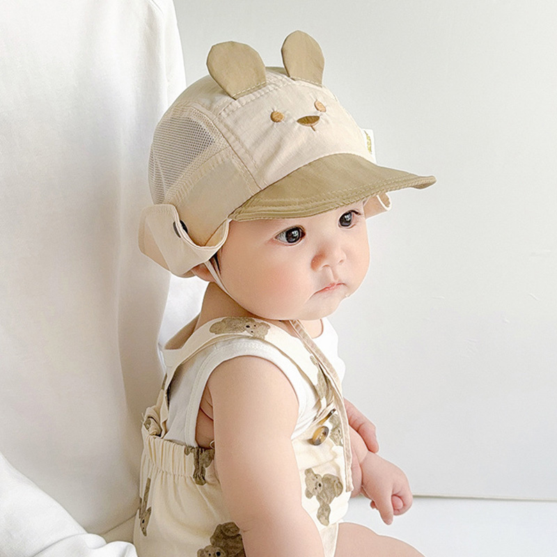 Summer Baby Hat Cartoon Bear E – Infant Head Protector recenzja i cena