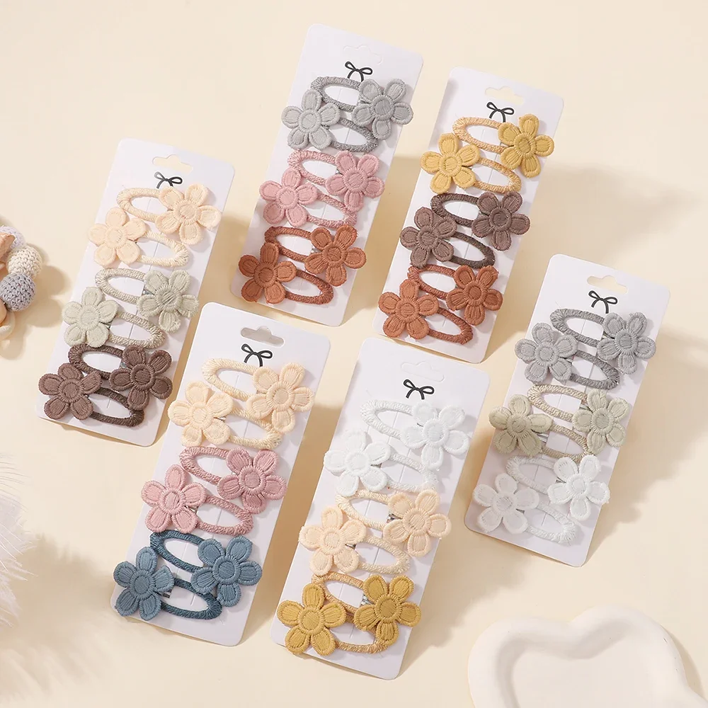 6Pcs/Set Cute Daisy Flower Hai – Baby Products Set recenzja i cena