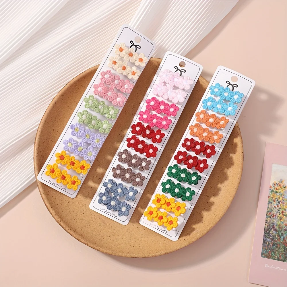 10Pcs/Set Baby Mini Flower Hai – Baby Products Set recenzja i cena