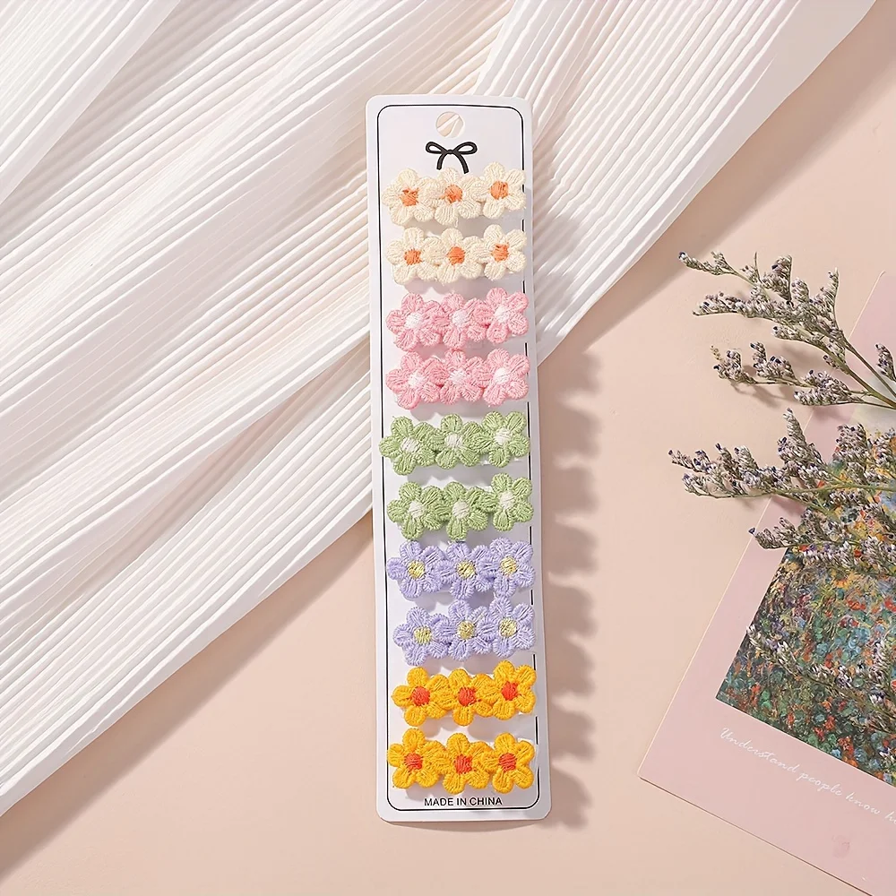 10Pcs/Set Baby Mini Flower Hai – Baby Products Set recenzja i cena