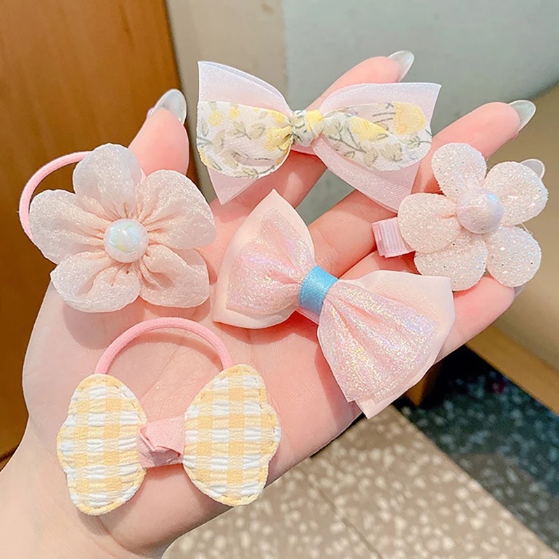10Pcs/Set Chiffon Flower Hair  – Baby Products Set recenzja i cena