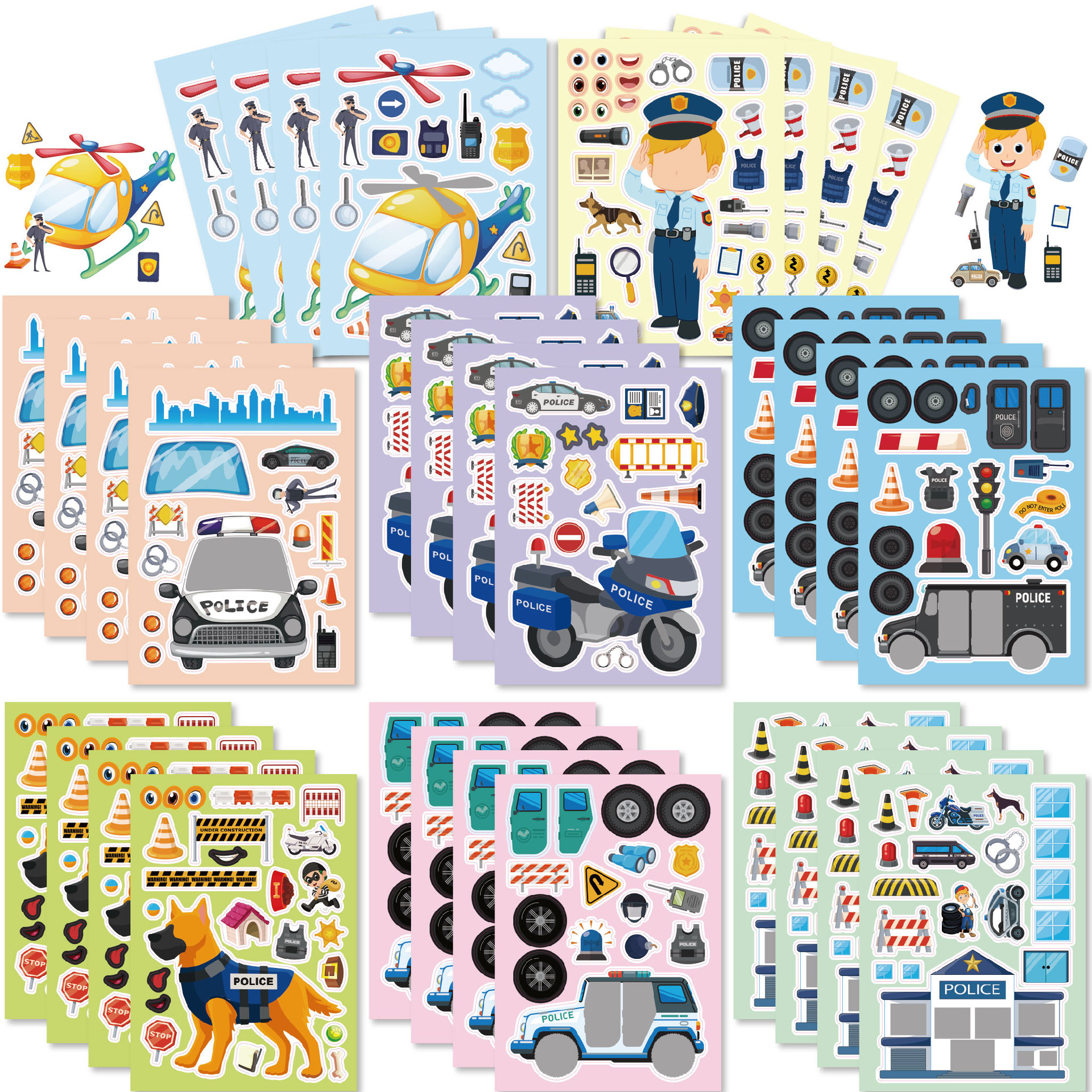 16Sheets Cartoon Vocation Poli – Baby Products Gift recenzja i cena
