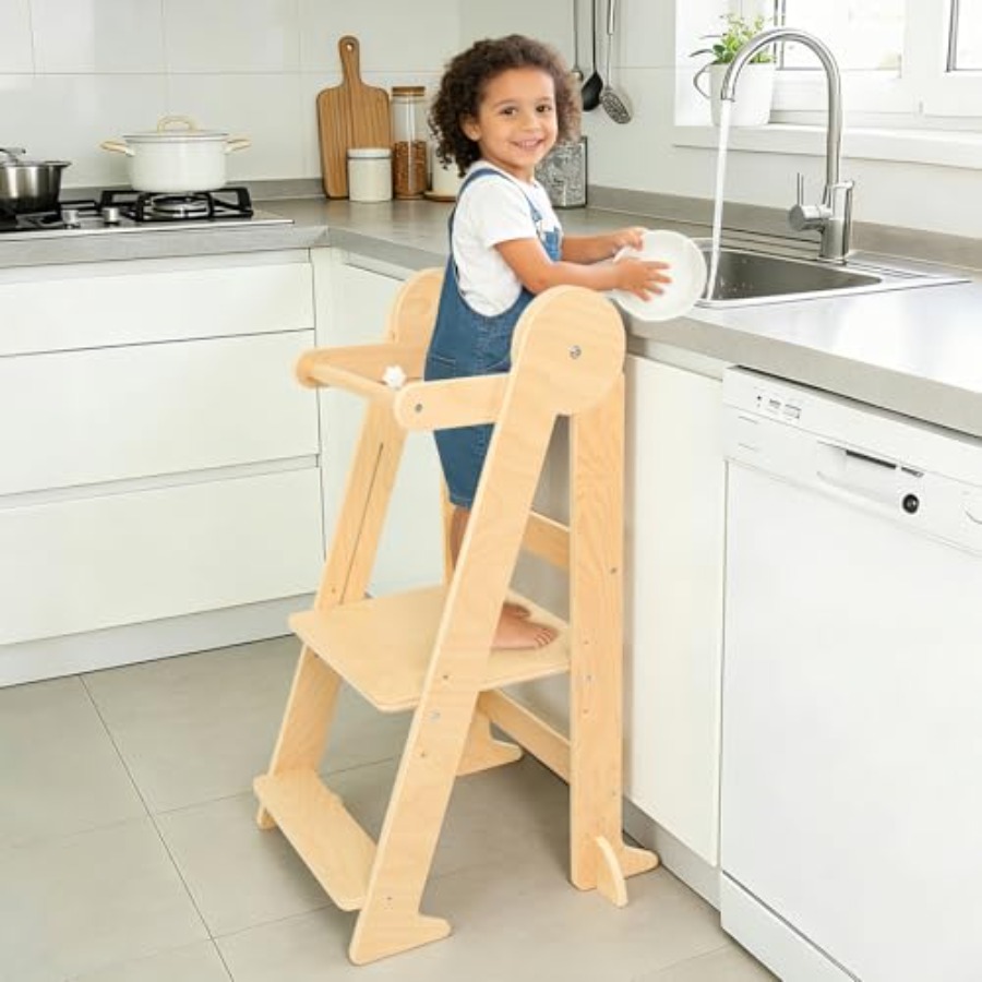 Foldable Toddler Kitchen Stool – Toddler Learning Tower recenzja i cena