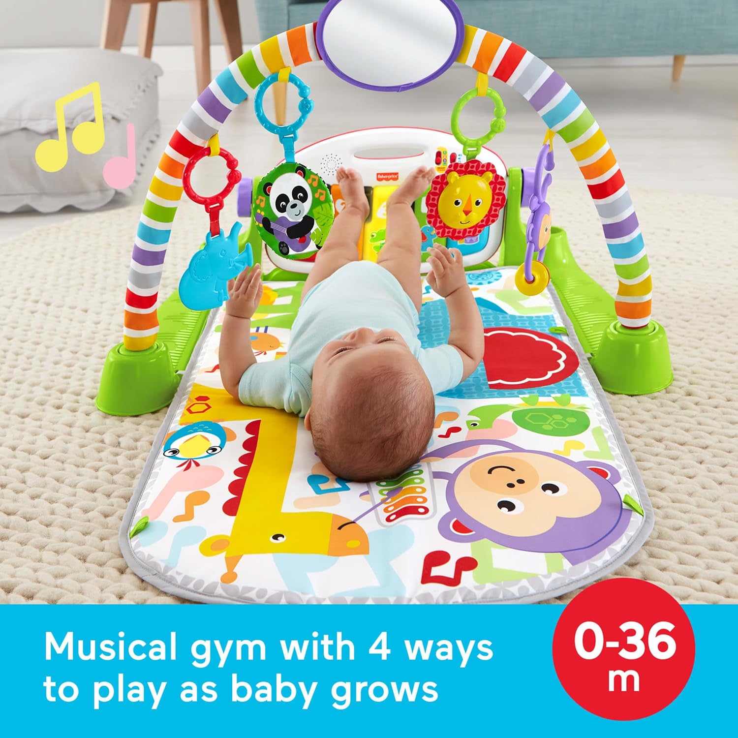 Deluxe Kick & Play Piano Gym w – Play Mat recenzja i cena