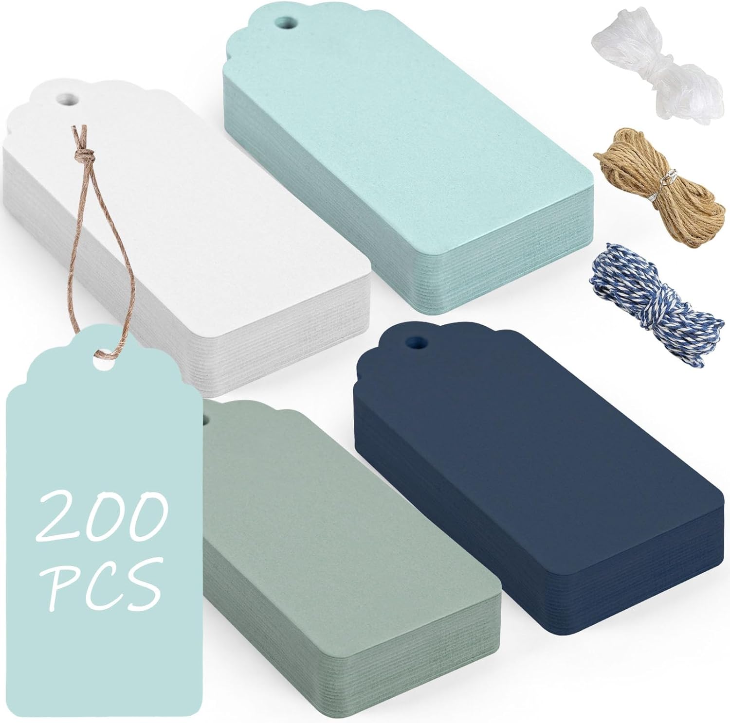 200 PCS Gift Tags with String  – Baby Products Gift recenzja i cena