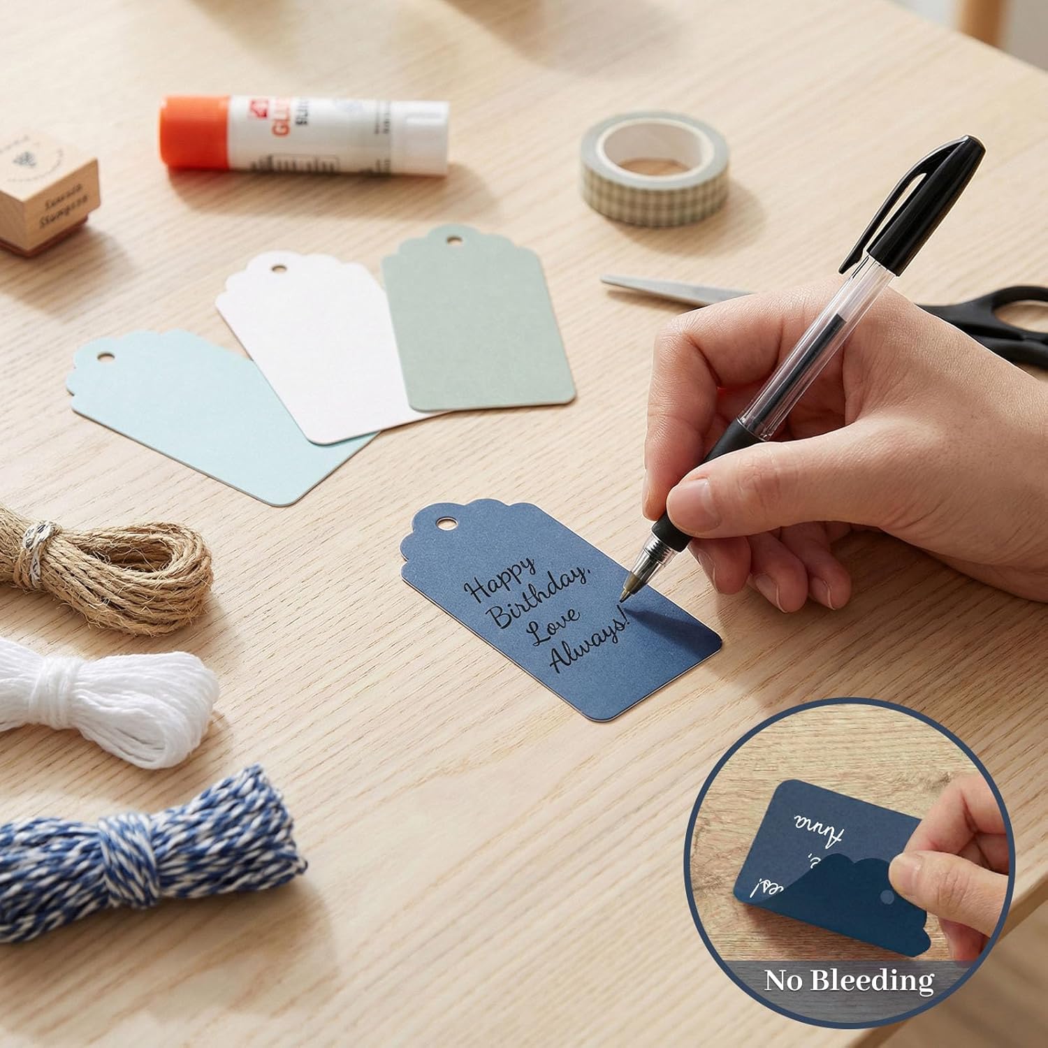 200 PCS Gift Tags with String  – Baby Products Gift recenzja i cena