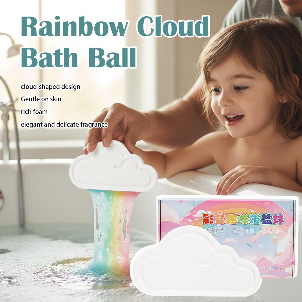 Cloud-Shaped Rainbow Bath Bomb – Baby Products Gift recenzja i cena