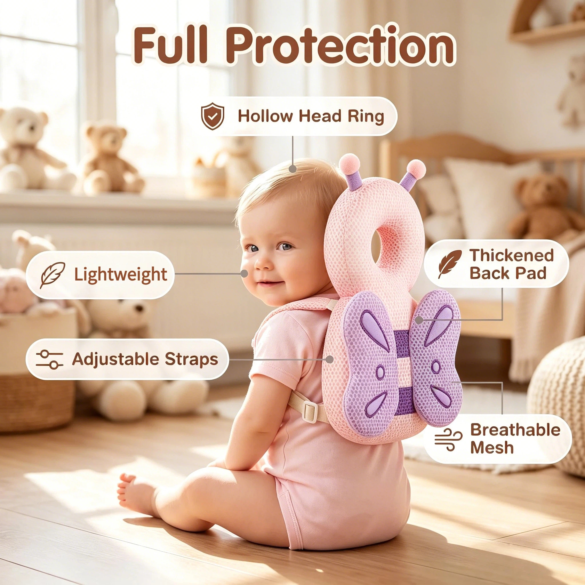 Cartoon Toddler Baby Head Prot – Infant Head Protector recenzja i cena