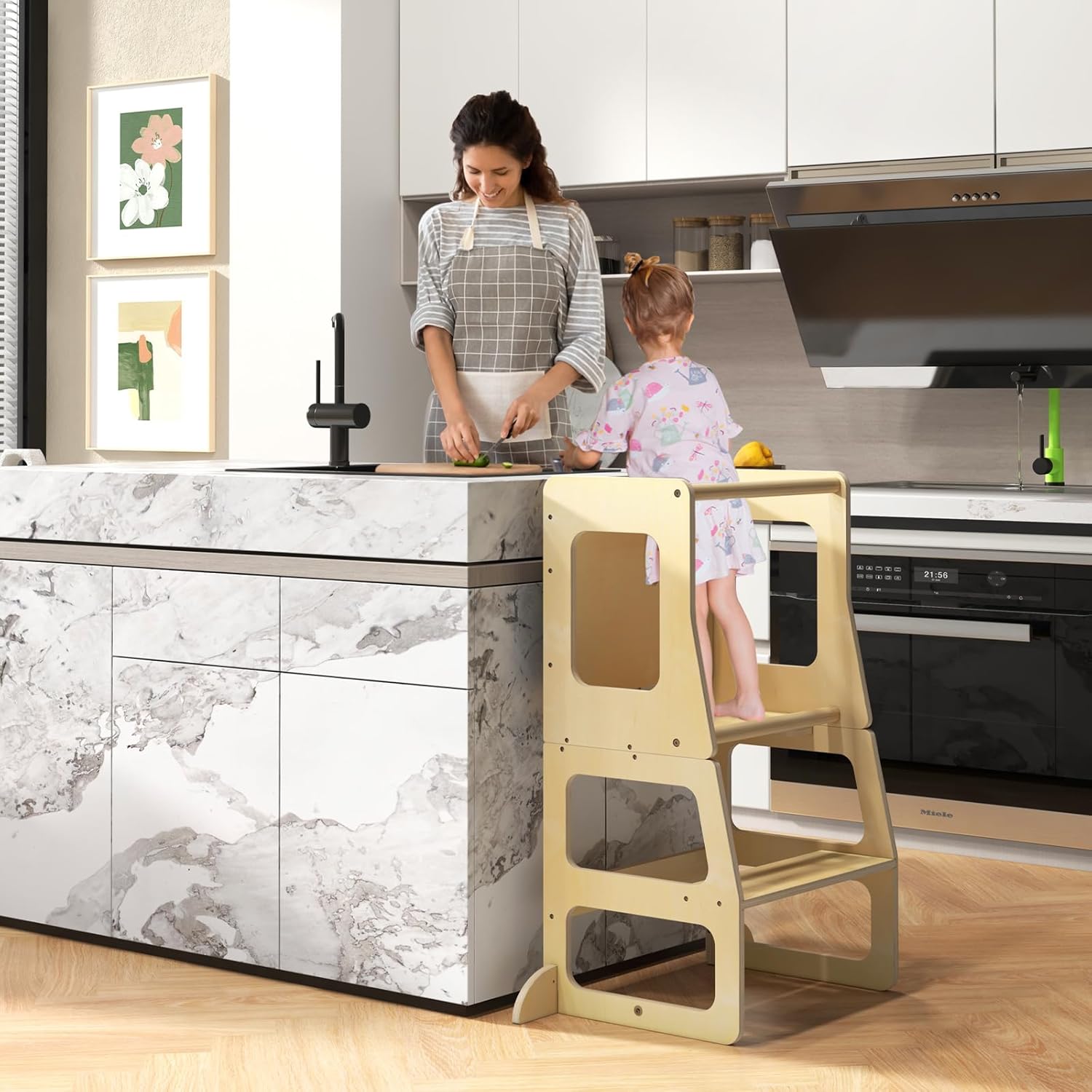 Toddler Tower, 4 in 1 Foldable – Toddler Learning Tower recenzja i cena
