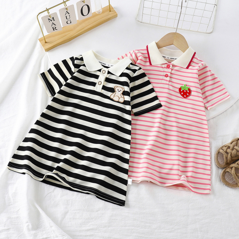 Girls' Summer Short Sleevepolo – Baby Products Online recenzja i cena