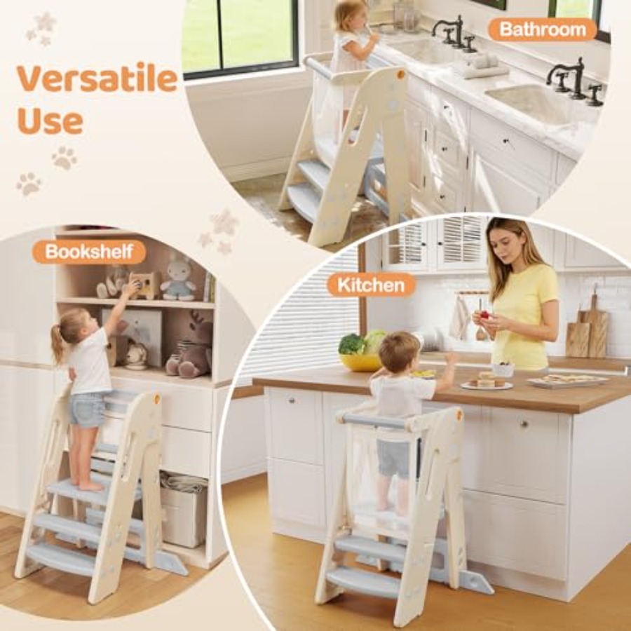 Foldable toddler tower kitchen – Toddler Learning Tower recenzja i cena