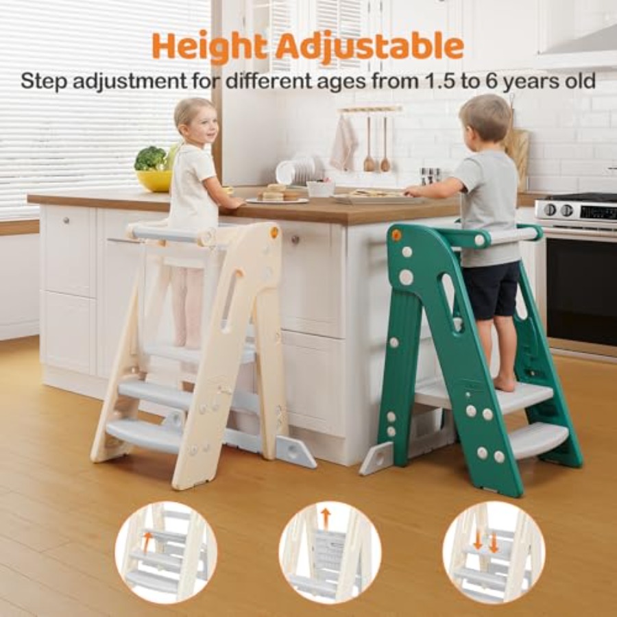 Foldable toddler tower kitchen – Toddler Learning Tower recenzja i cena